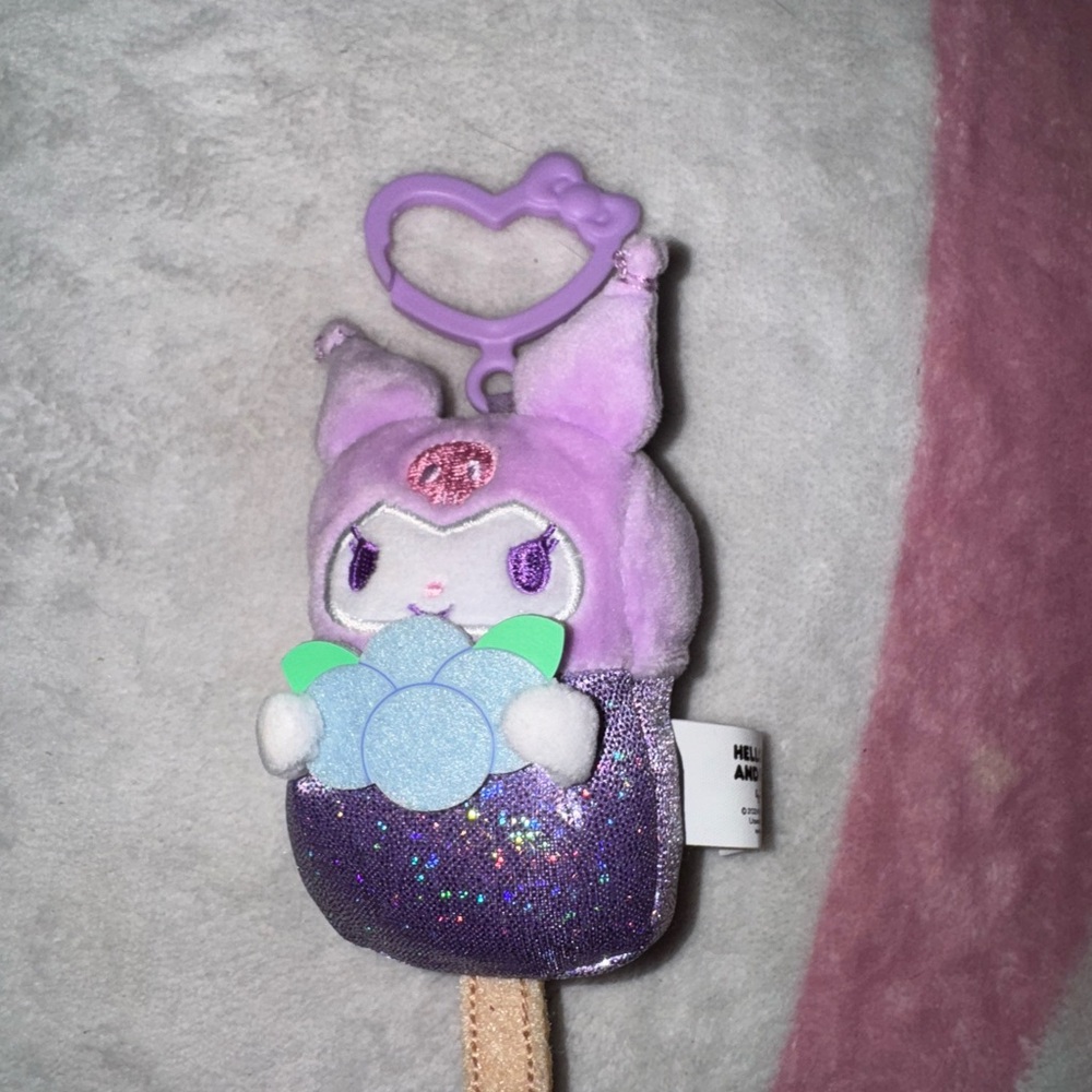 Sanrio Purple and Pink Kuromi Keychain